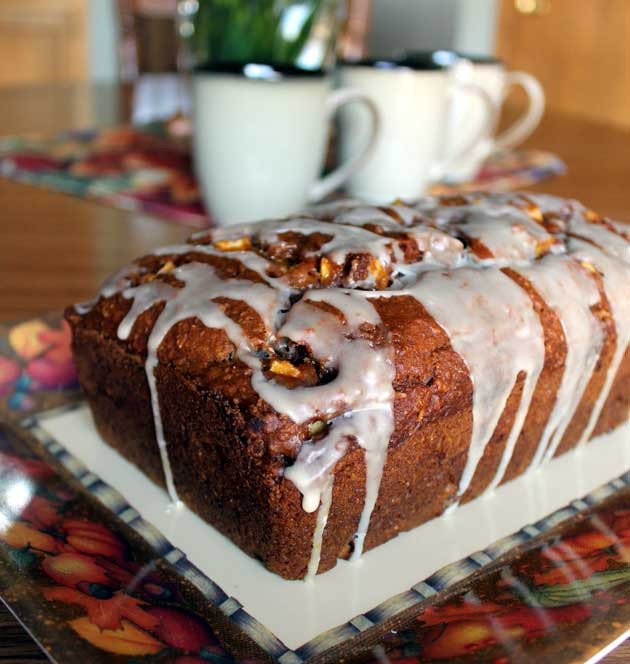 Healthy Pumpkin Apple Bread
 Healthy Pumpkin Apple Bread with Maple Glaze Passing The