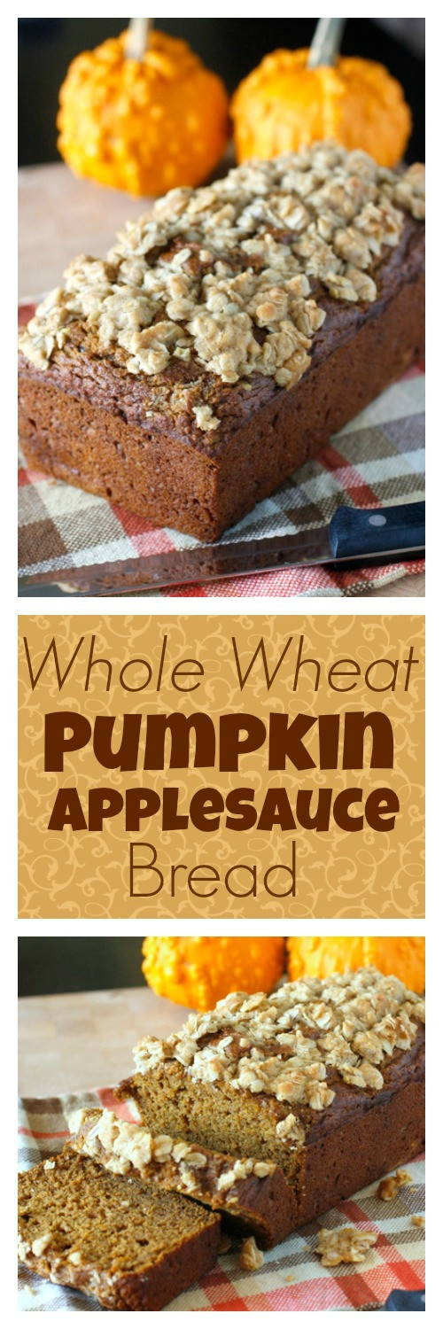 Healthy Pumpkin Bread With Applesauce
 pumpkin applesauce bread