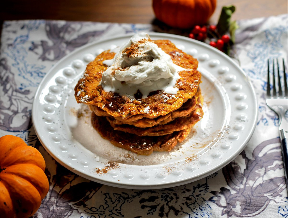 Healthy Pumpkin Breakfast Recipes
 Healthy Breakfast Perfectly Pumpkin Vegan Pancake Recipe