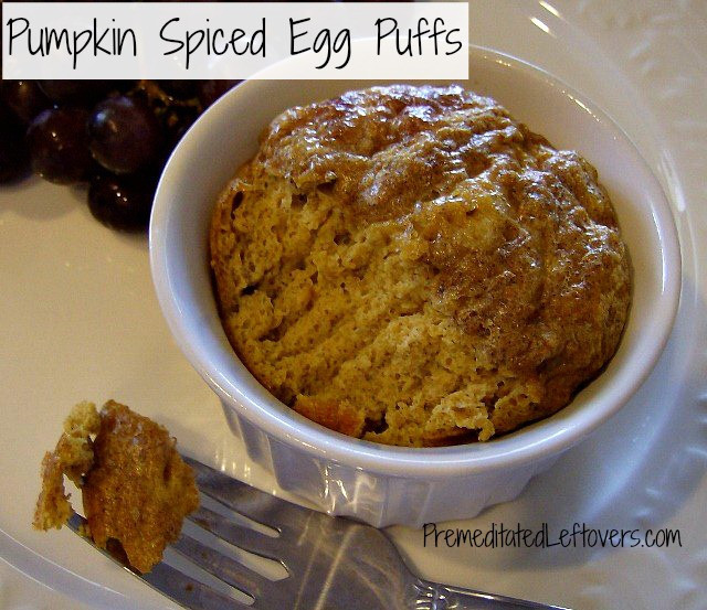 Healthy Pumpkin Breakfast Recipes
 Pumpkin Spice Egg Puff Recipe