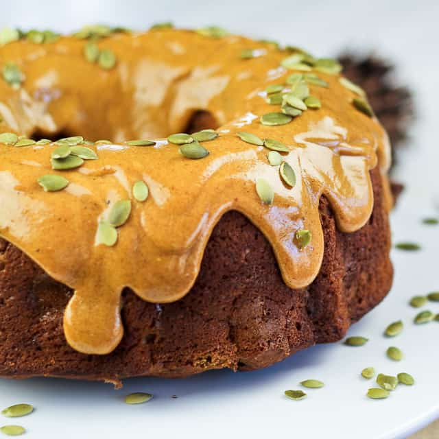 Healthy Pumpkin Bundt Cake
 Spicy Pumpkin and Apple Bundt Cake