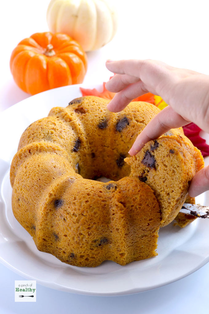 Healthy Pumpkin Bundt Cake
 Pumpkin Chocolate Chip Bundt Cake Instant Pot A Pinch