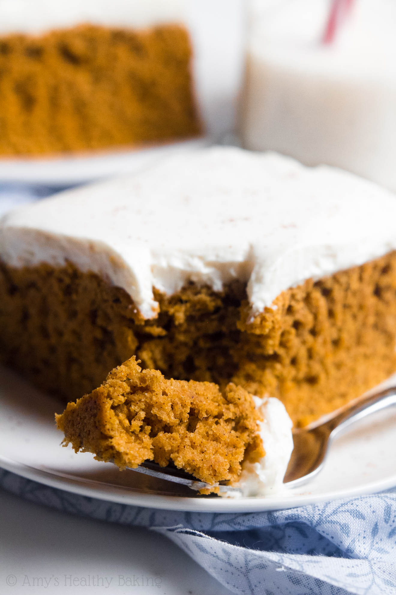 Healthy Pumpkin Cake
 Pumpkin Cake with Cream Cheese Frosting