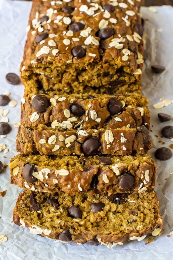 Healthy Pumpkin Chocolate Chip Bread
 Pumpkin Chocolate Chip Bread