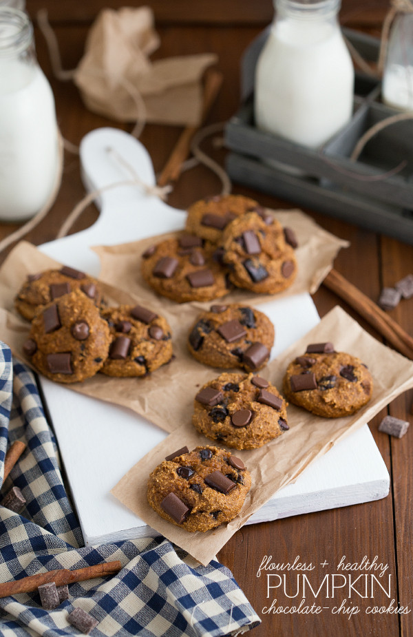 Healthy Pumpkin Chocolate Chip Cookies
 27 Healthy and Delicious Paleo Clean Pumpkin Desserts
