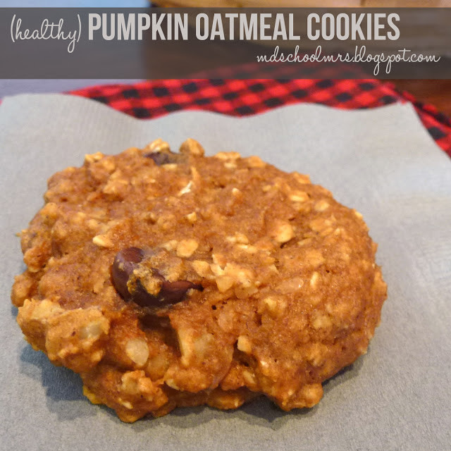 Healthy Pumpkin Cookies Applesauce
 MD School Mrs Healthy Pumpkin Oatmeal Cookies