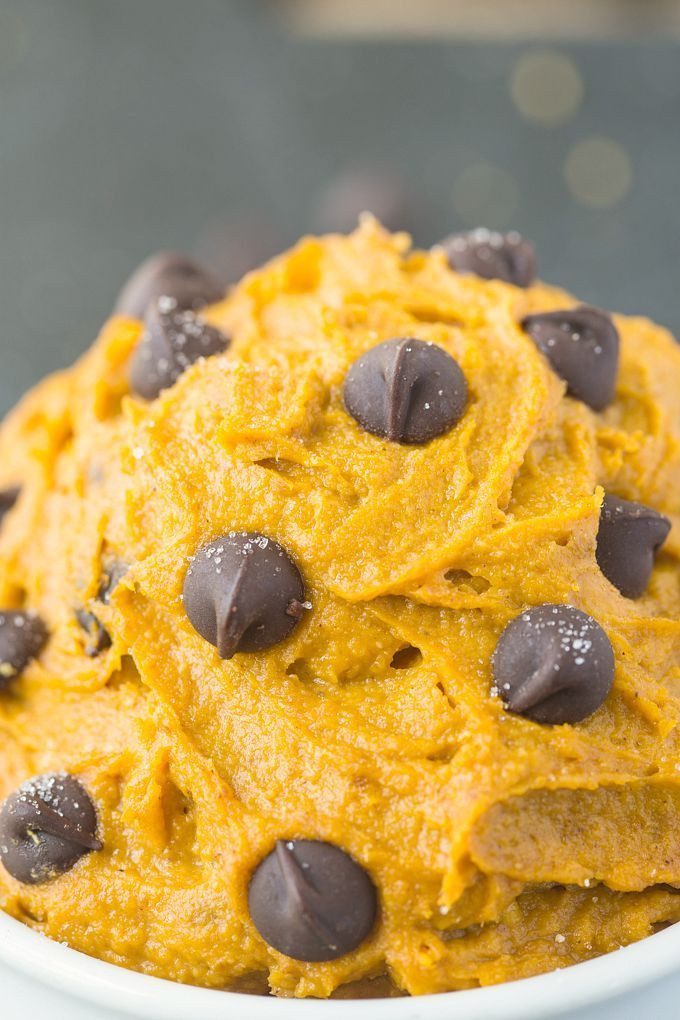 Healthy Pumpkin Cookies No Sugar
 Healthy Pumpkin Cookie Dough for e Paleo Vegan Gluten