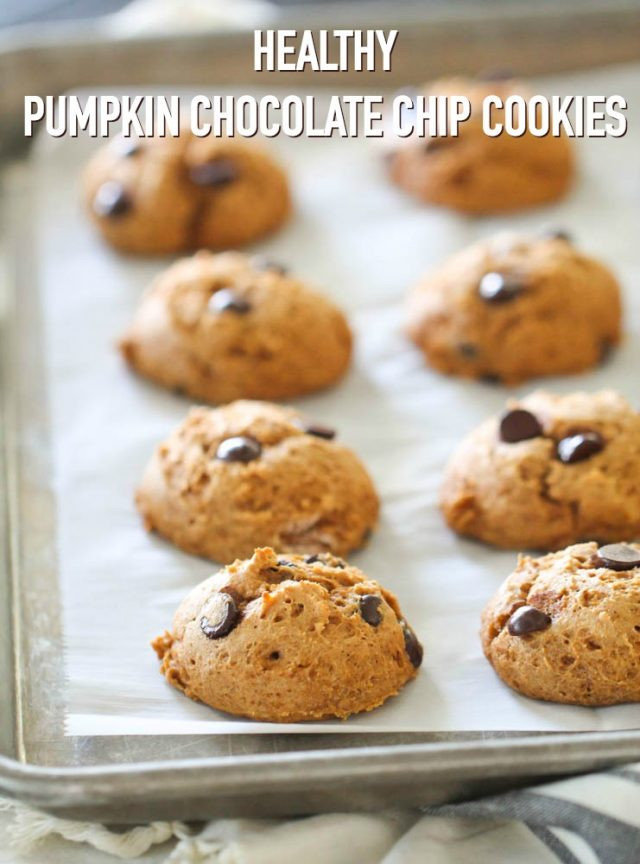 Healthy Pumpkin Cookies No Sugar
 Healthy Pumpkin Chocolate Chip Cookies