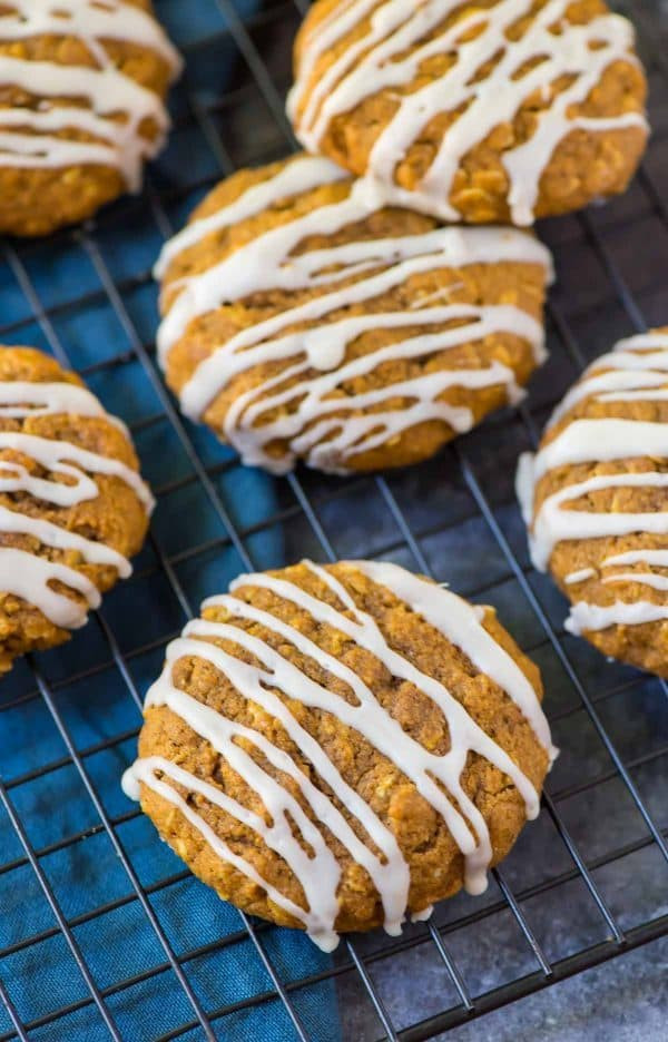 Healthy Pumpkin Cookies
 Pumpkin Oatmeal Cookies