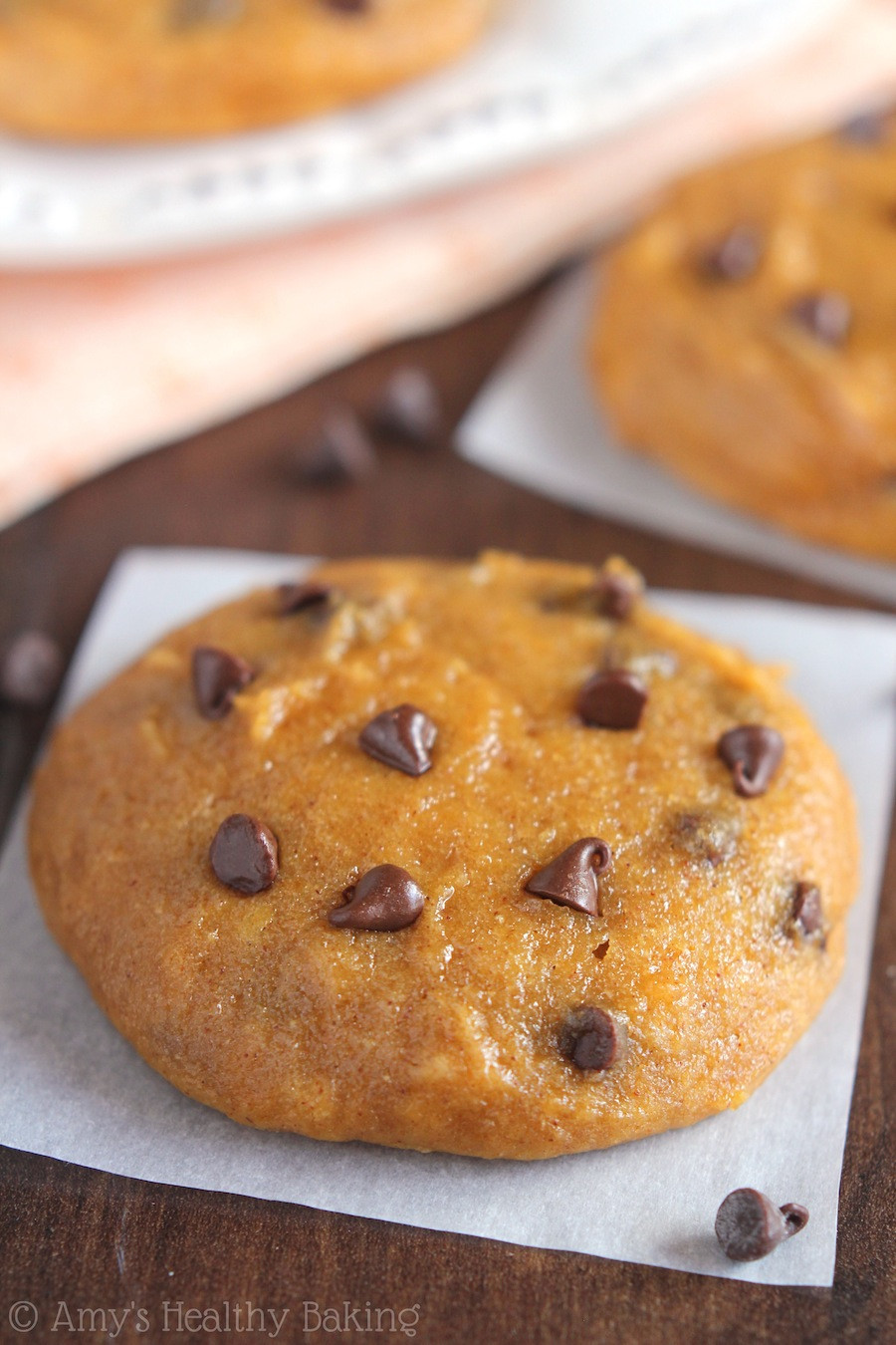 Healthy Pumpkin Cookies
 Ultimate Healthy Soft & Chewy Pumpkin Chocolate Chip