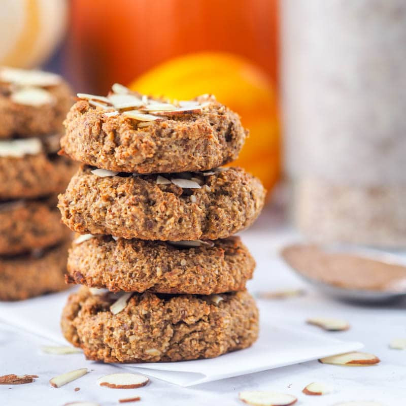 Healthy Pumpkin Cookies
 Vegan Healthy Pumpkin Cookies GF