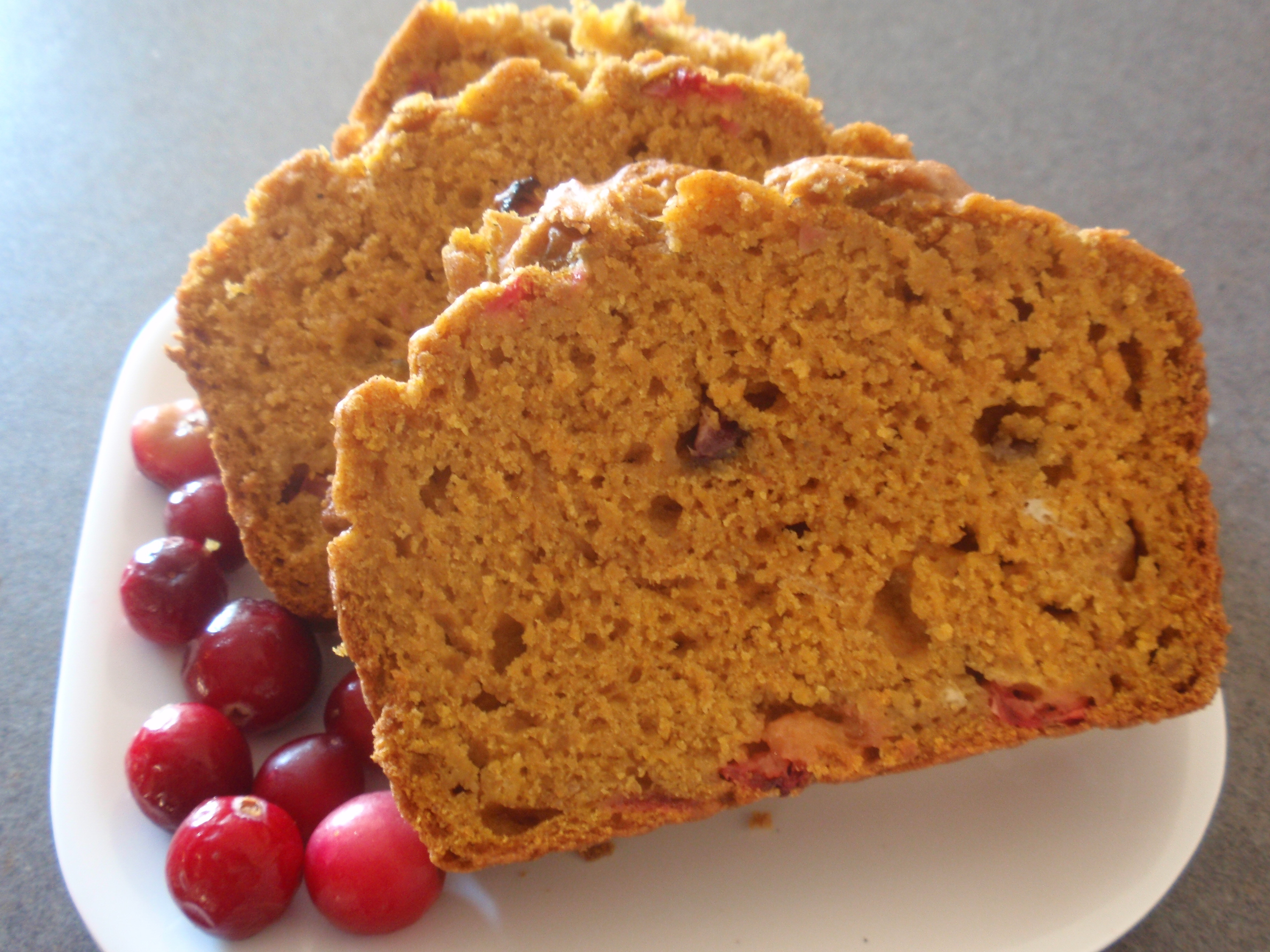 Healthy Pumpkin Cranberry Bread
 Pumpkin Cranberry Bread Recipe