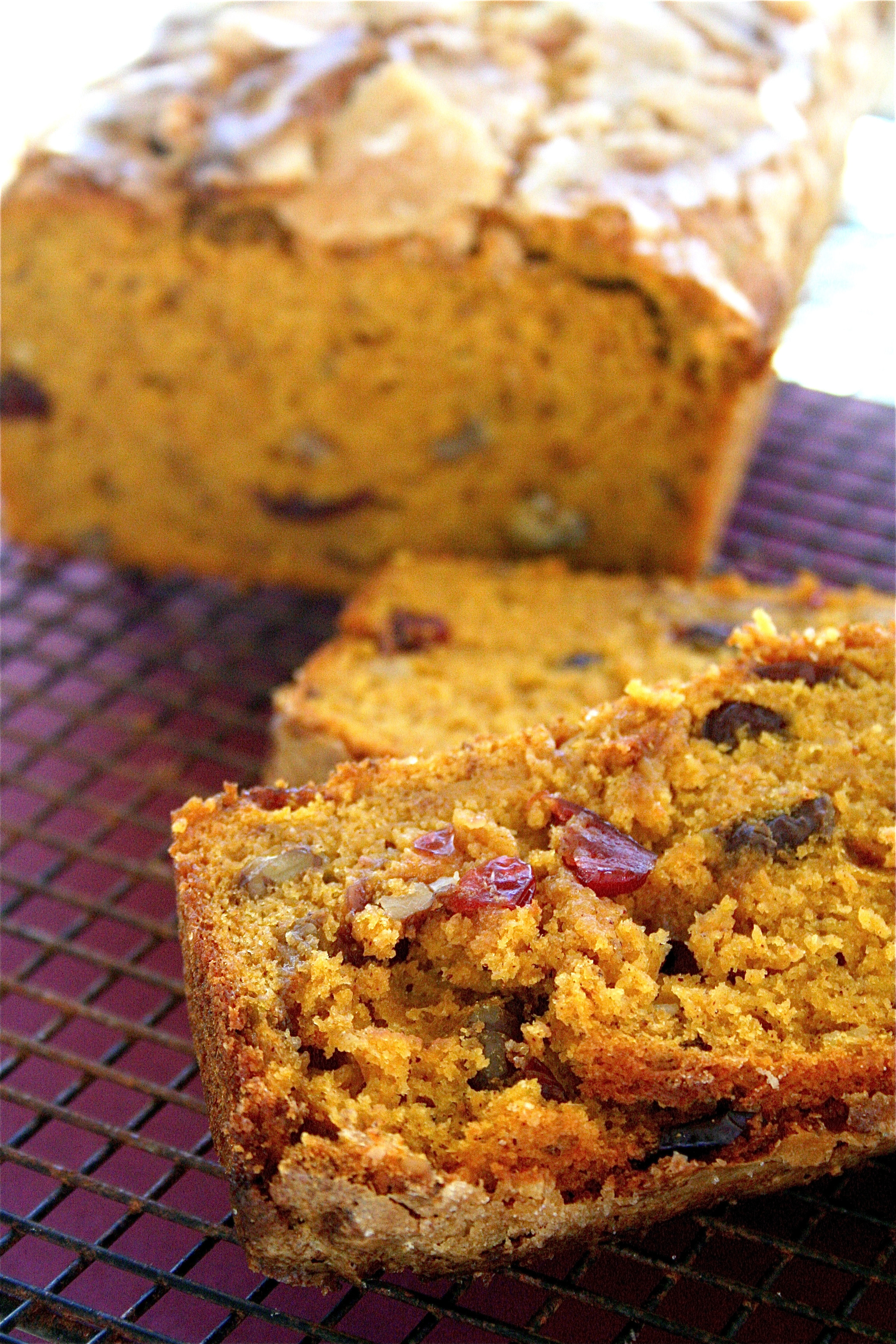 Healthy Pumpkin Cranberry Bread
 Pumpkin Cranberry Walnut Bread