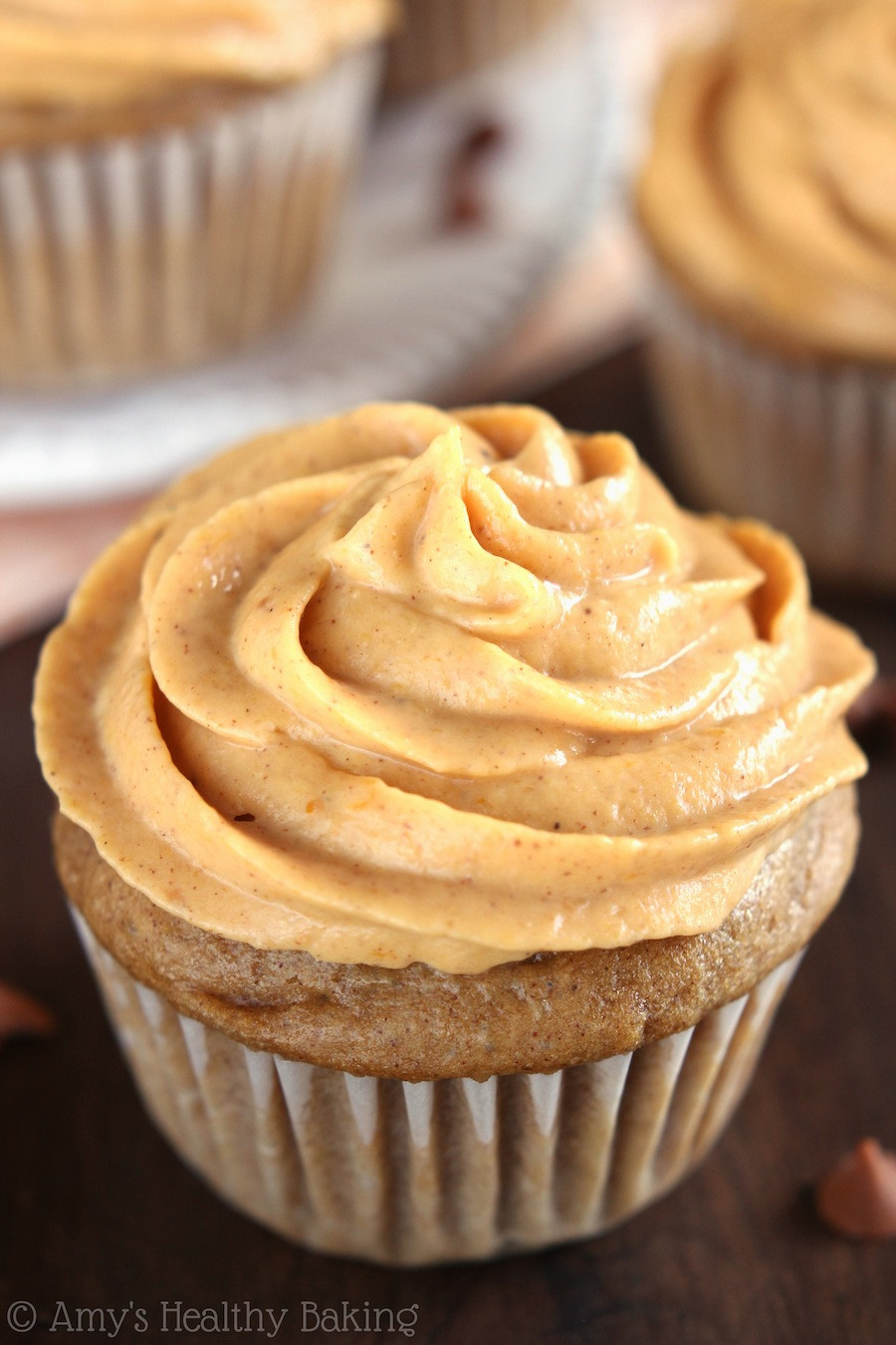 Healthy Pumpkin Cupcakes
 Maple Cupcakes with Pumpkin Pie Frosting