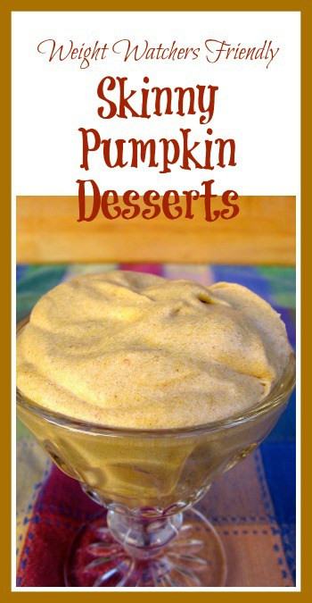 Healthy Pumpkin Dessert Recipes
 Weight Watchers Pumpkin Dessert Recipes