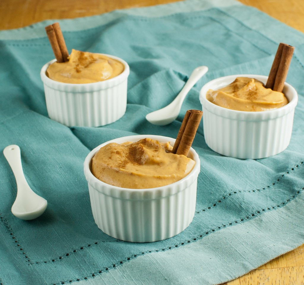 Healthy Pumpkin Mousse
 Pumpkin Mousse Baked In