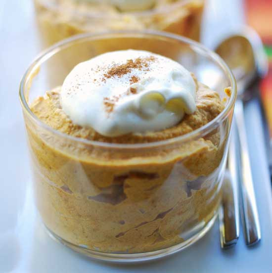 Healthy Pumpkin Mousse
 Pumpkin Mousse Delicate and Creamy