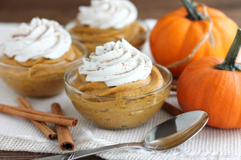 Healthy Pumpkin Mousse
 Pumpkin Mousse