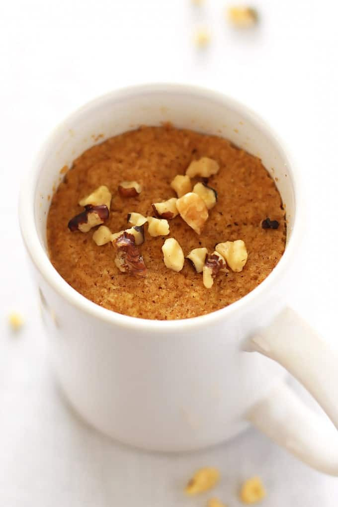 Healthy Pumpkin Mug Cake
 Coconut Flour Pumpkin Spice Mug Cake LeelaLicious