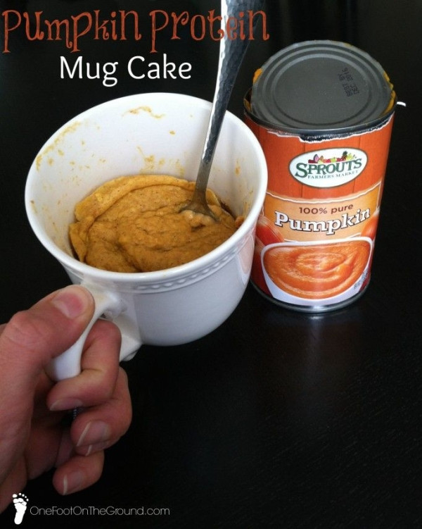 Healthy Pumpkin Mug Cake
 Pumpkin Protein Mug Cake Delicious and healthy dessert or