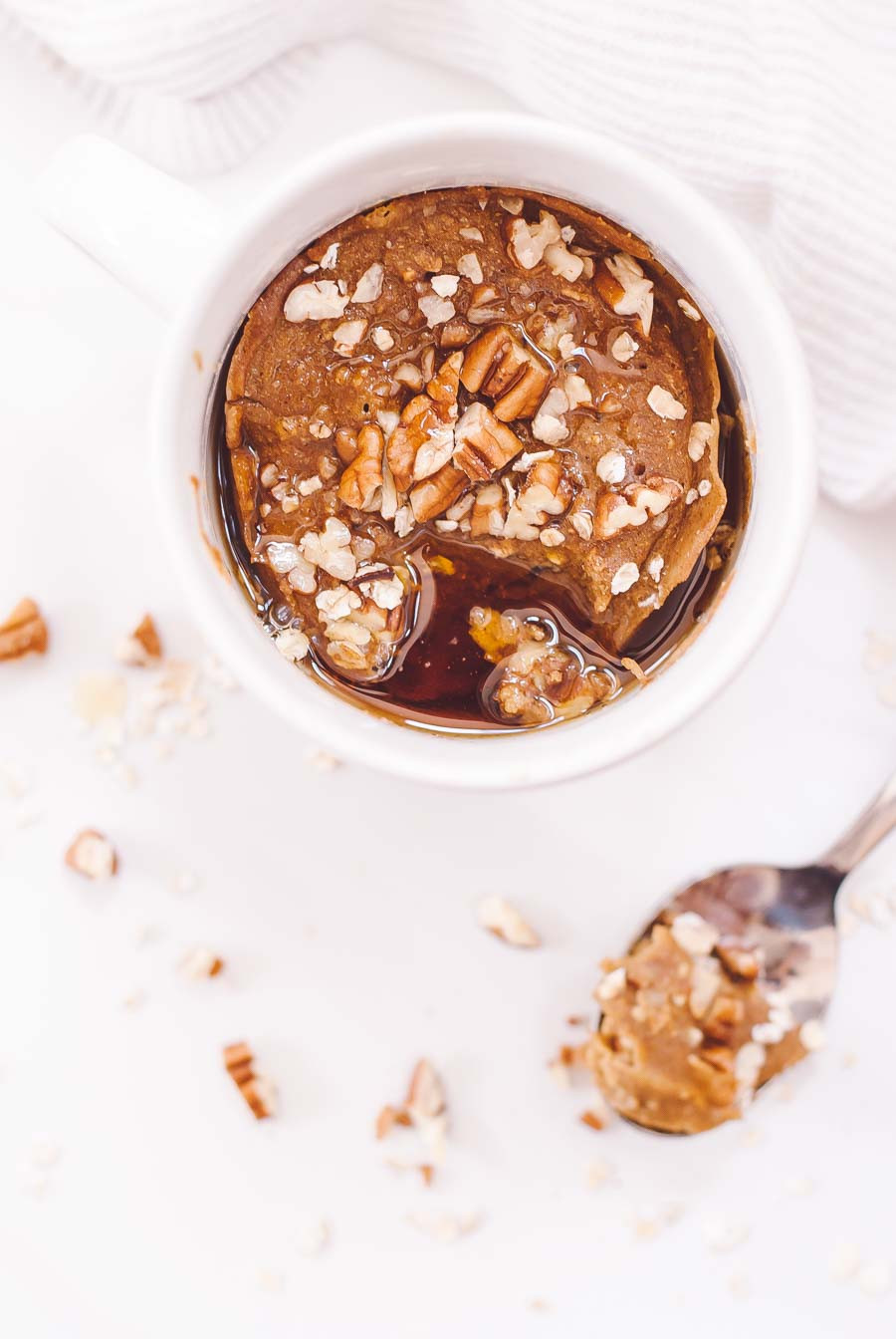 Healthy Pumpkin Mug Cake
 Breakfast Pumpkin Spice Mug Cake