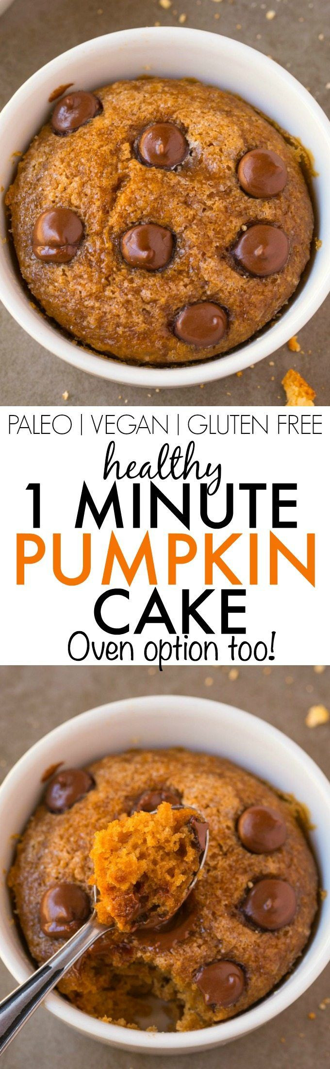 Healthy Pumpkin Mug Cake
 Healthy ONE Minute Pumpkin Mug Cake Light fluffy and