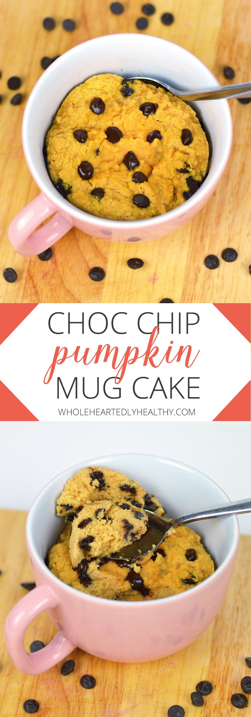 Healthy Pumpkin Mug Cake
 Choc Chip Pumpkin Mug Cake Recipe Wholeheartedly Healthy