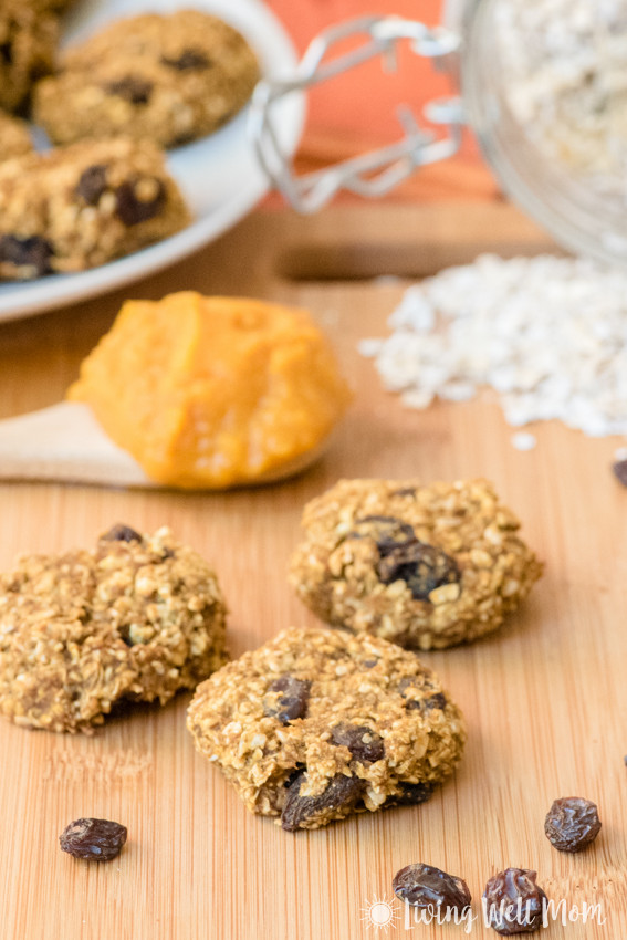 Healthy Pumpkin Oatmeal Cookies
 Healthy Pumpkin Oatmeal Cookies Living Well Mom