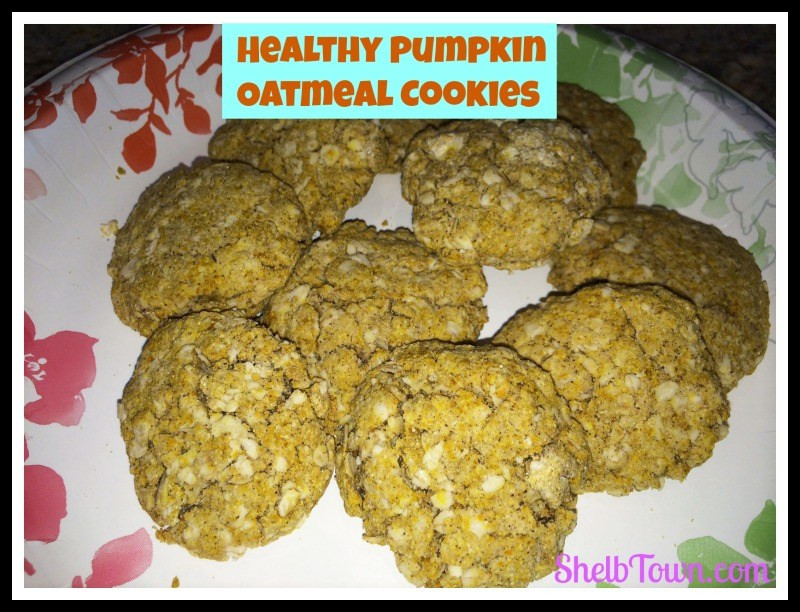 Healthy Pumpkin Oatmeal Cookies
 Guest Post ShelbTown Creating a Better Tomorrow