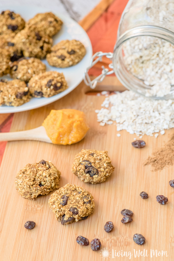 Healthy Pumpkin Oatmeal Cookies
 Healthy Pumpkin Oatmeal Cookies Living Well Mom