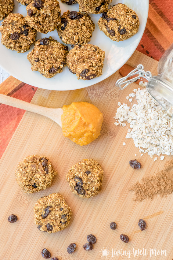 Healthy Pumpkin Oatmeal Cookies
 Healthy Pumpkin Oatmeal Cookies Living Well Mom