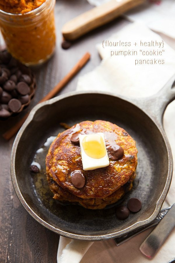 Healthy Pumpkin Pancakes
 Healthy Flourless Pumpkin Pancakes