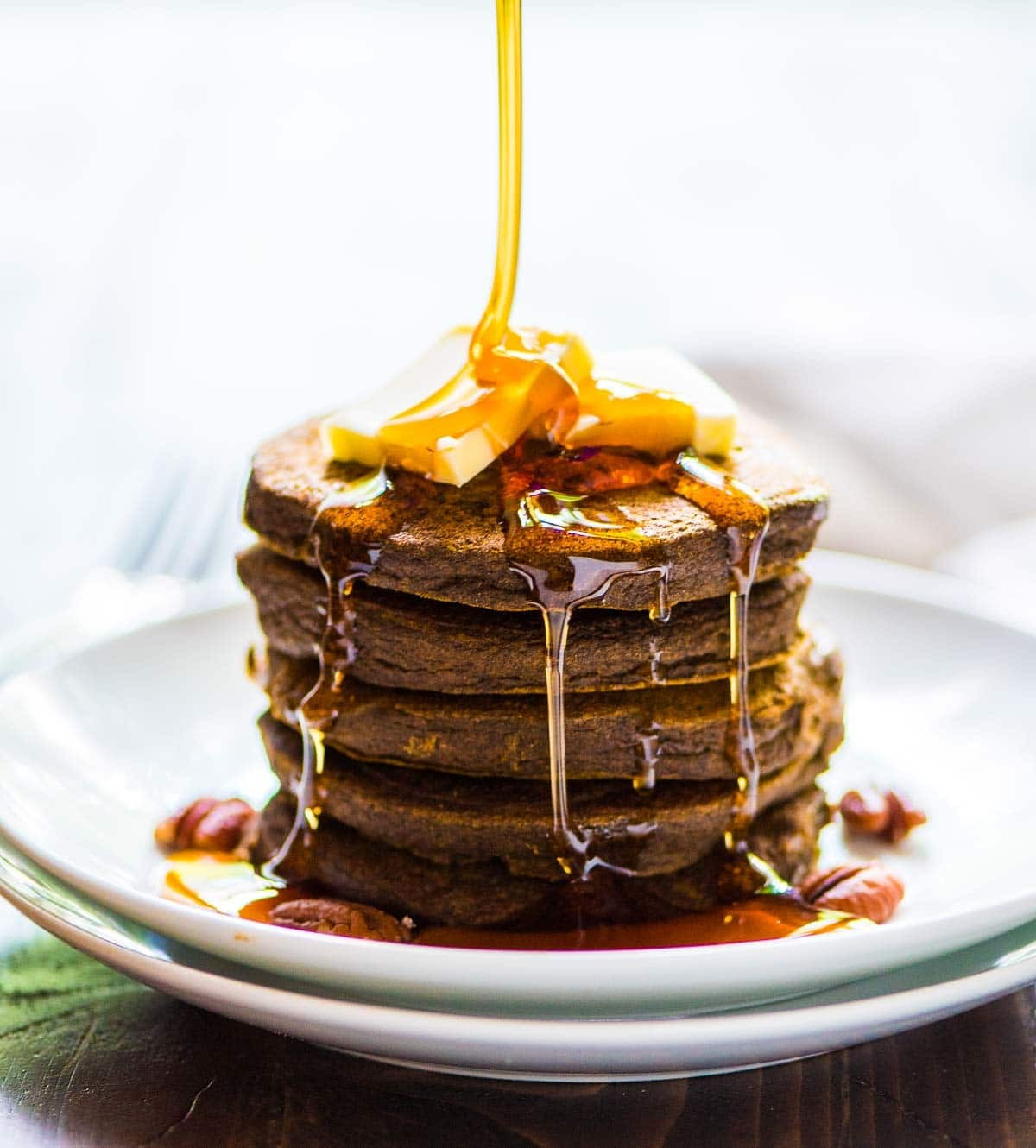 Healthy Pumpkin Pancakes
 The BEST Healthy Pumpkin Pancakes Made EASY in the Blender 