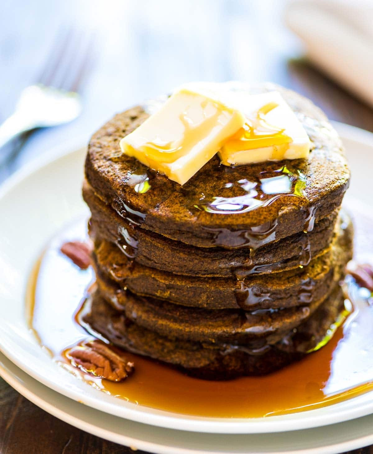 Healthy Pumpkin Pancakes
 The BEST Healthy Pumpkin Pancakes Made EASY in the Blender 