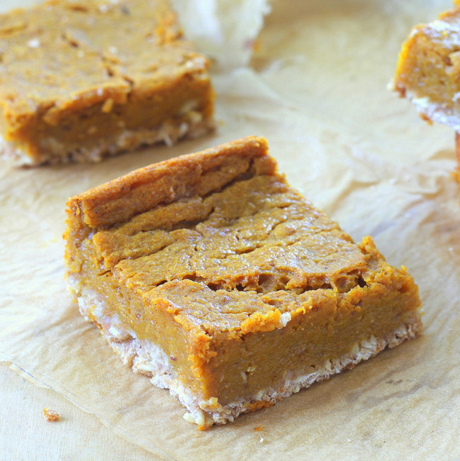 Healthy Pumpkin Pie Filling
 Healthy Pumpkin Pie Bars – The Smart Cookie