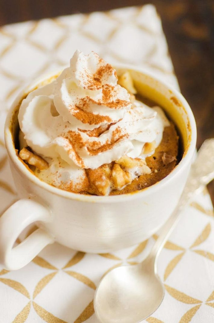 Healthy Pumpkin Pie Recipe
 Quiet Corner Healthy Pumpkin Pie in a Mug Recipe Quiet