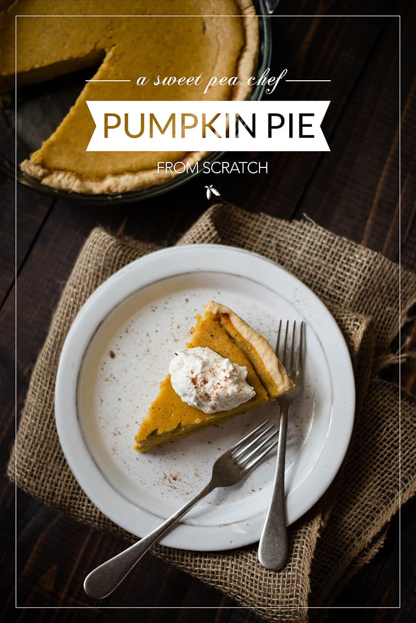 Healthy Pumpkin Pie Recipe From Scratch
 Pumpkin Pie From Scratch • A Sweet Pea Chef