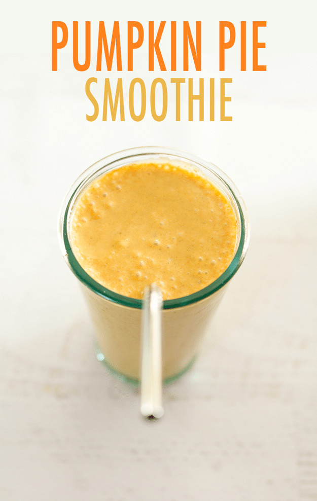 Healthy Pumpkin Pie Smoothie
 Healthy Pumpkin Pie Smoothie