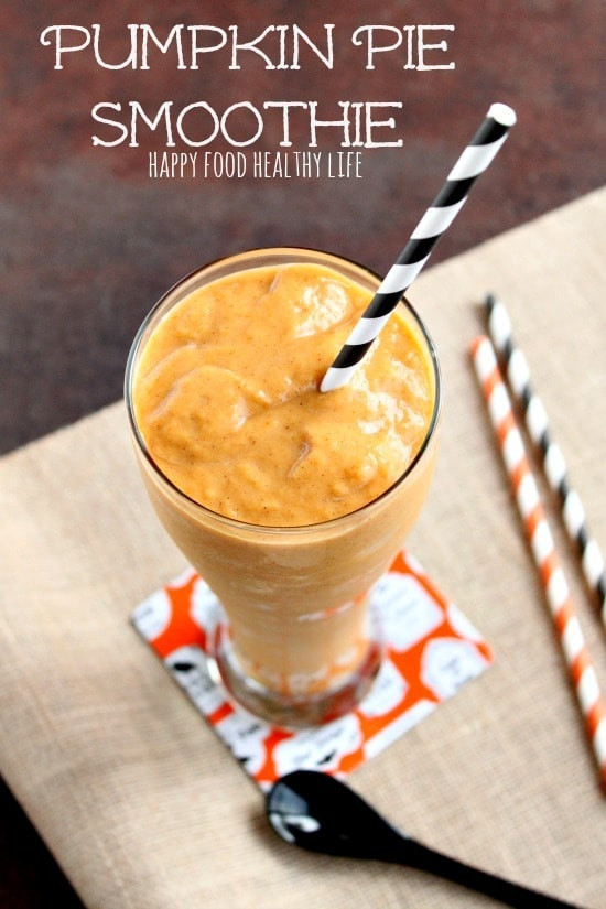 Healthy Pumpkin Pie Smoothie
 healthy pumpkin smoothie