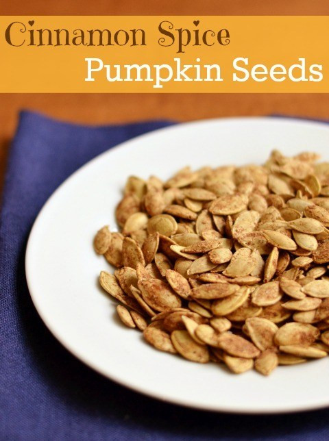 Healthy Pumpkin Seed Recipes
 Cinnamon Spice Roasted Pumpkin Seeds a Healthy Snack