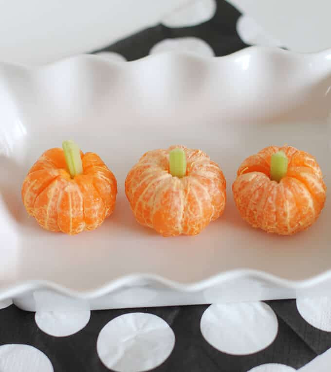 Healthy Pumpkin Snacks
 10 Clever & Easy Halloween Lunch Ideas for Kids So Festive