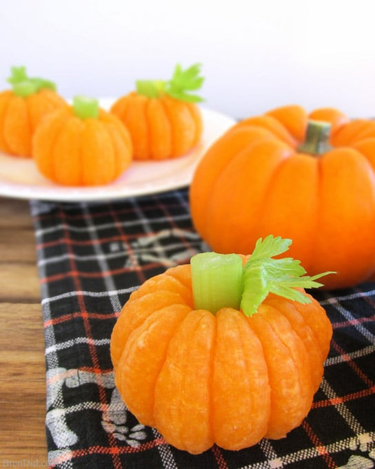 Healthy Pumpkin Snacks
 How to Make Tangerine Pumpkins & 8 Other Healthy Halloween