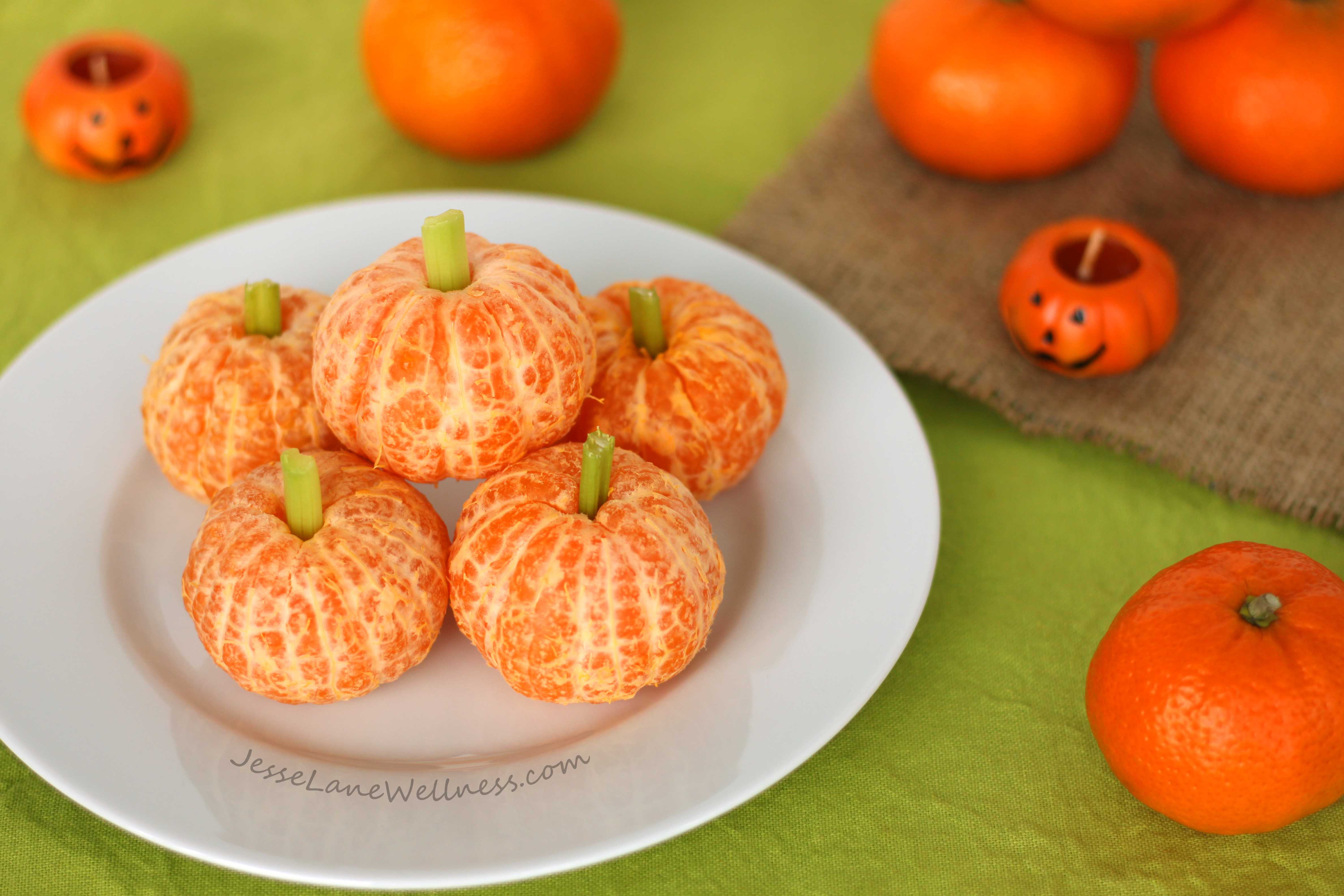 Healthy Pumpkin Snacks
 Healthy Halloween Snacks Roundup by Jesse Lane Wellness