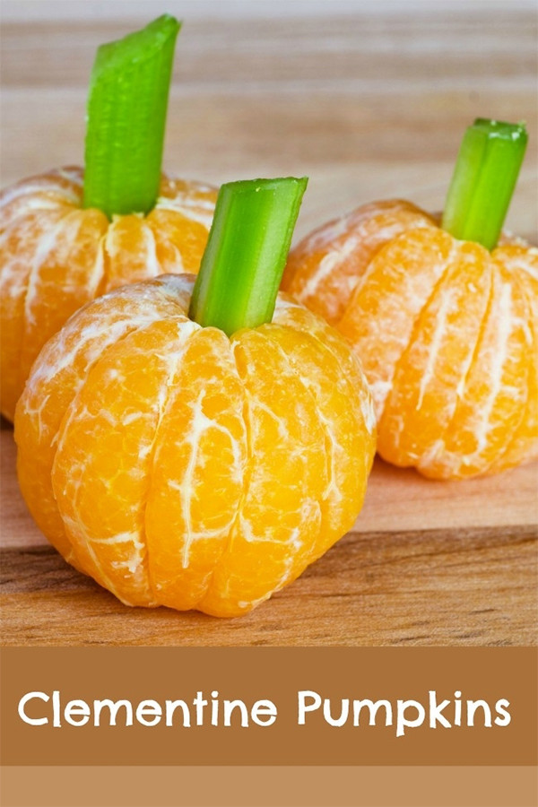 Healthy Pumpkin Snacks
 12 5 Minute Halloween Treats