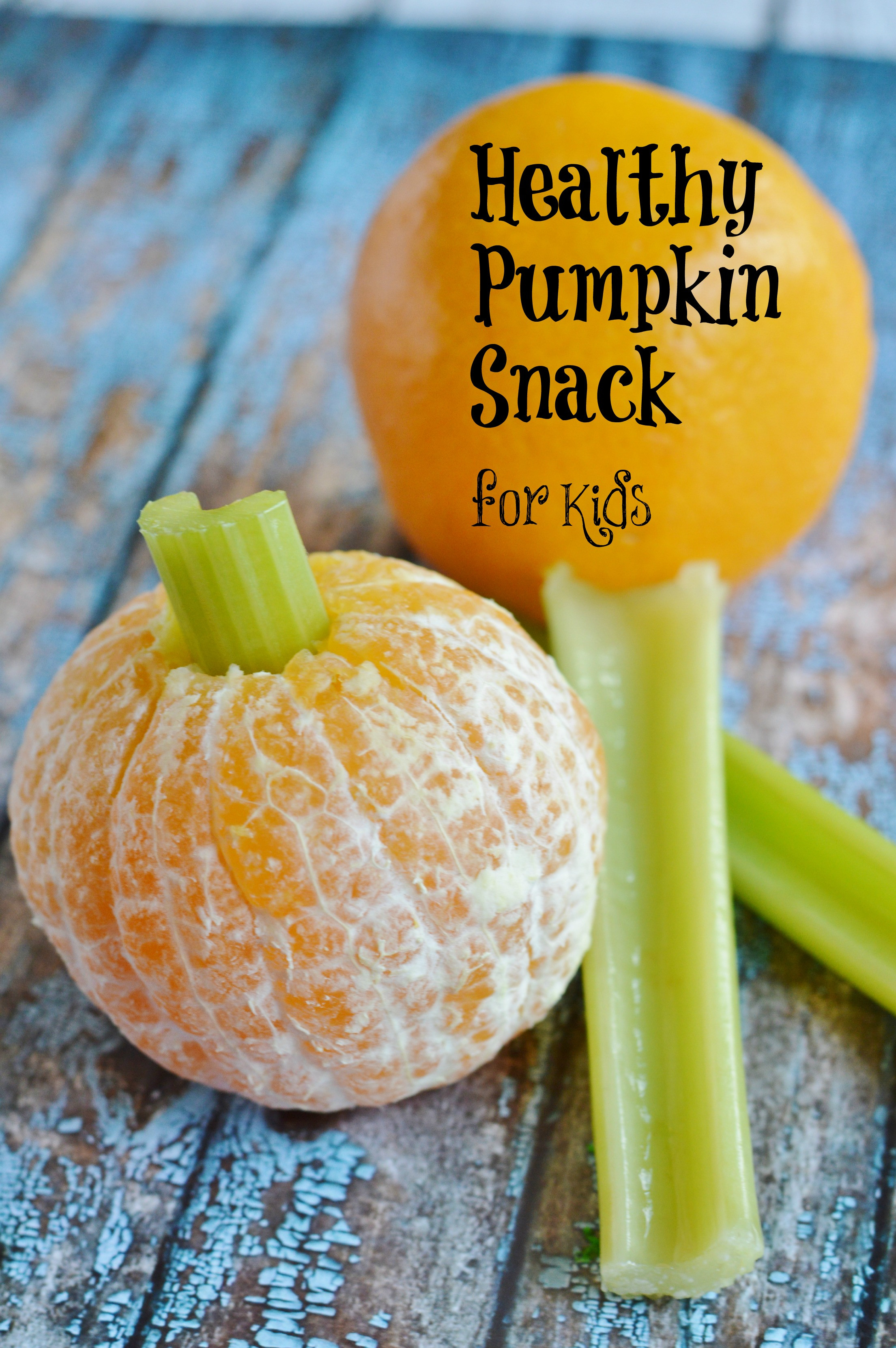 Healthy Pumpkin Snacks
 Healthy Orange Pumpkin Halloween Snack for Kids