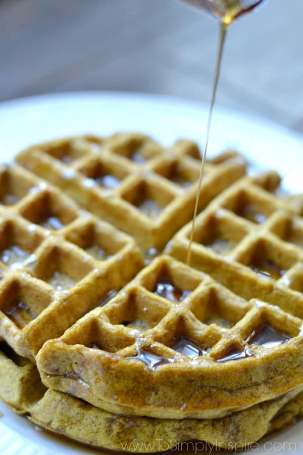 Healthy Pumpkin Waffles
 Healthy Pumpkin Waffles To Simply Inspire