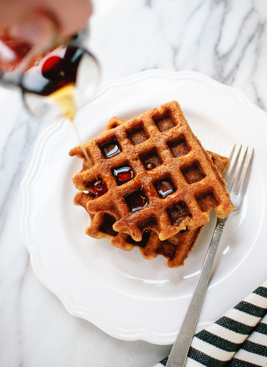 Healthy Pumpkin Waffles
 Healthy Pumpkin Spice Waffles Cookie and Kate