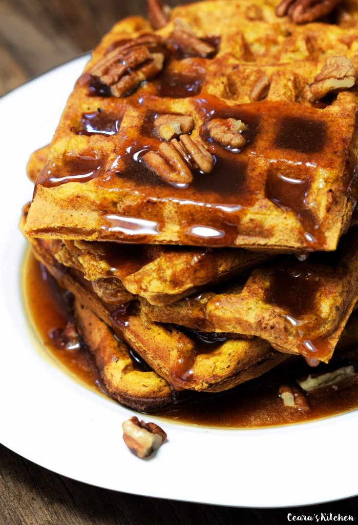 Healthy Pumpkin Waffles
 Healthy Pumpkin Waffles