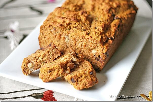 Healthy Pumpkin Zucchini Bread
 Zucchini Pumpkin Bread The Fit Housewife