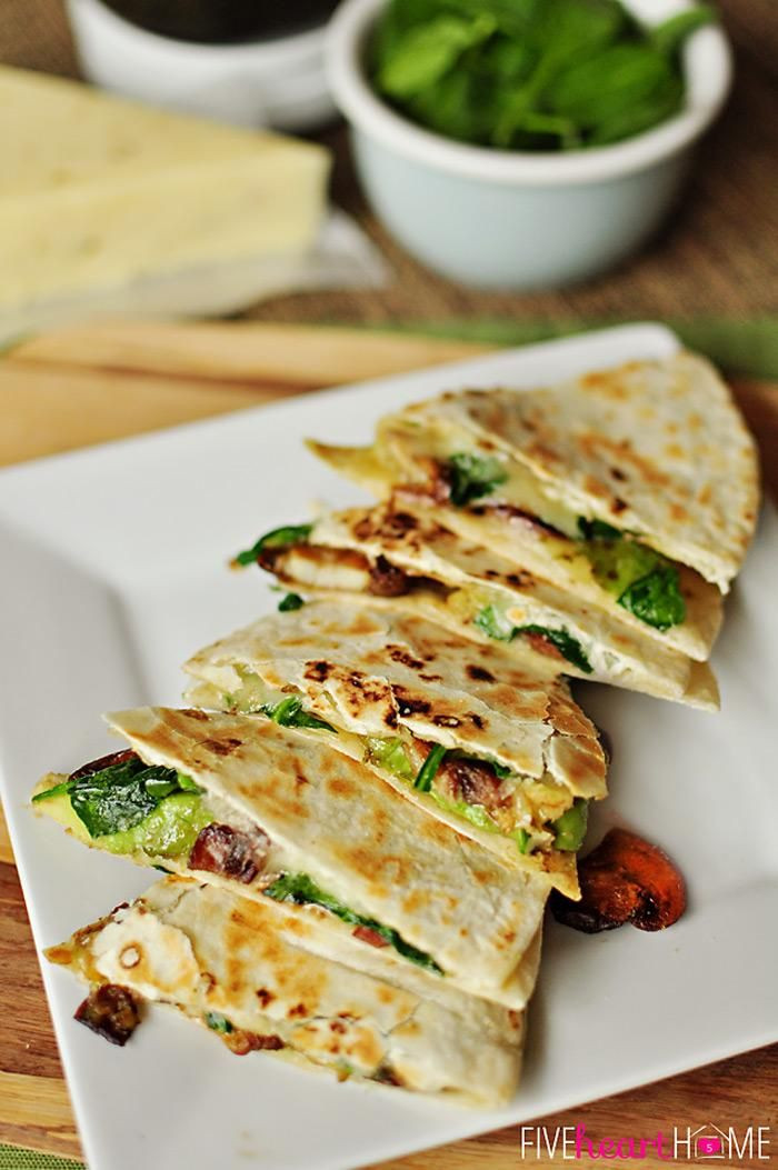 Healthy Quesadillas Recipes
 Best 25 Chicken spinach mushroom ideas on Pinterest